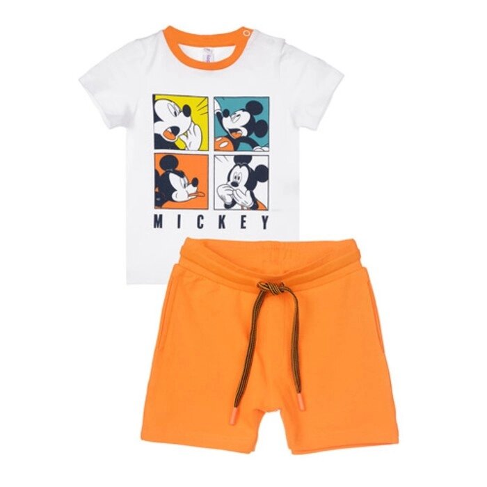 Комплект Disney: футболка, шорты для мальчика, рост 80 см от компании Интернет-гипермаркет «MALL24» - фото 1
