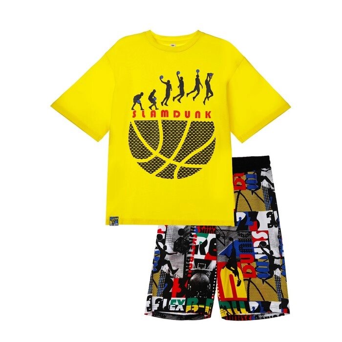 Комплект для мальчика: футболка, шорты, рост 152 см от компании Интернет-гипермаркет «MALL24» - фото 1