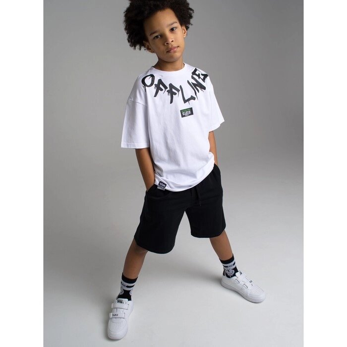 Комплект для мальчиков: футболка, шорты, рост 140 см от компании Интернет-гипермаркет «MALL24» - фото 1