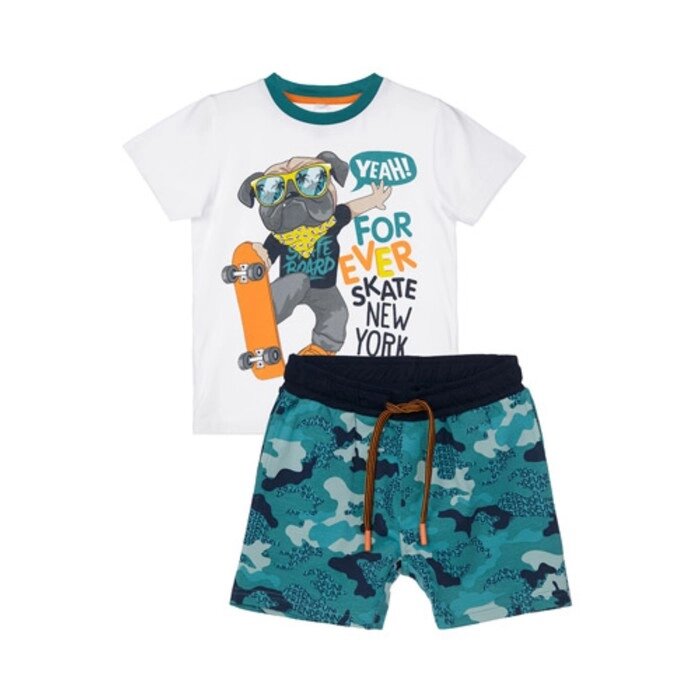 Комплект: футболка, шорты для мальчика, рост 110 см от компании Интернет-гипермаркет «MALL24» - фото 1