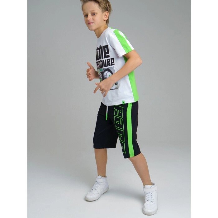 Комплект: футболка, шорты для мальчика, рост 128 см от компании Интернет-гипермаркет «MALL24» - фото 1