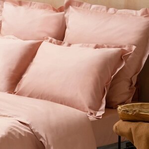 Комплект наволочек "Ферги", размер 50x70 см, цвет бежево-розовый, 2 шт