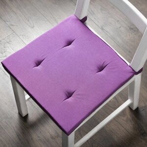 Комплект подушек для стула "Билли", размер 37 х 42 х 3 см - 2 шт, фиолетовый