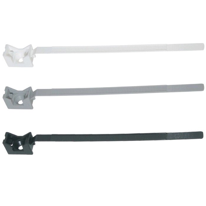 Комплект ремешок для труб и кабеля PRNT 32-63 серый, 25 шт. от компании Интернет-гипермаркет «MALL24» - фото 1