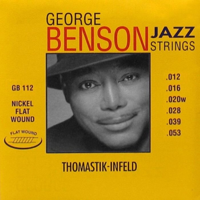 Комплект струн для акустической гитары Thomastik GB112 George Benson Jazz от компании Интернет-гипермаркет «MALL24» - фото 1