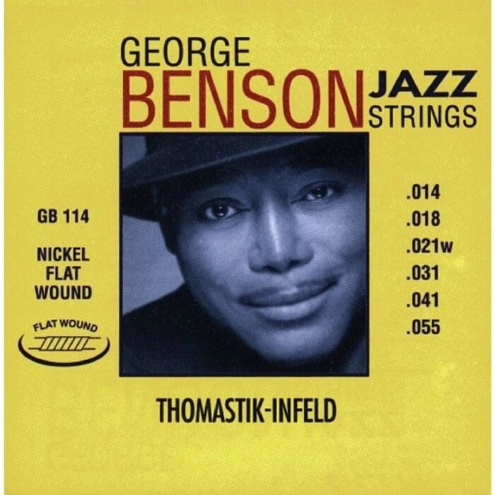 Комплект струн для акустической гитары Thomastik GB114 George Benson Jazz от компании Интернет-гипермаркет «MALL24» - фото 1