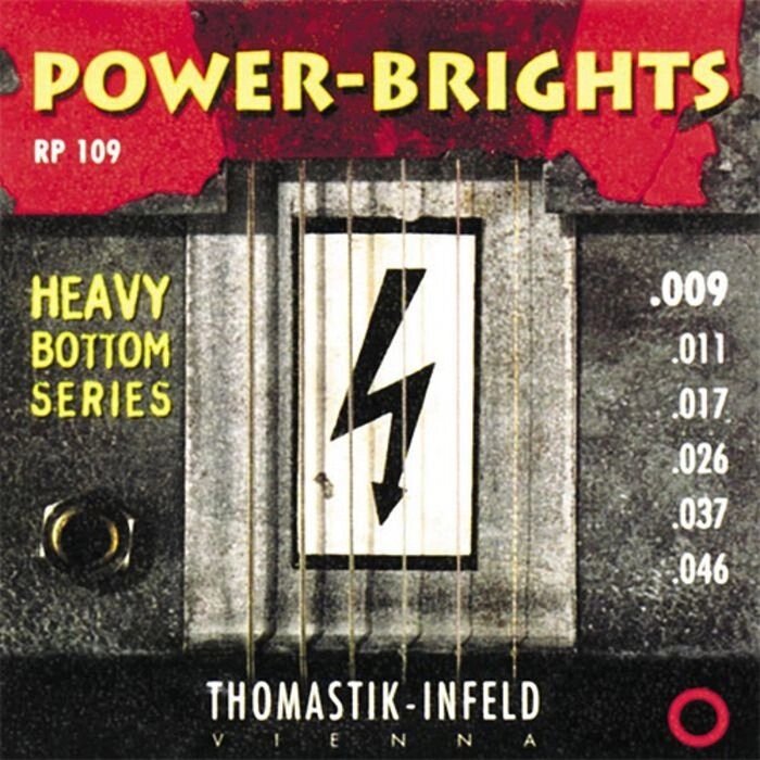 Комплект струн для электрогитары Thomastik RP109 Power-Brights Heavy Bottom 9-46 от компании Интернет-гипермаркет «MALL24» - фото 1