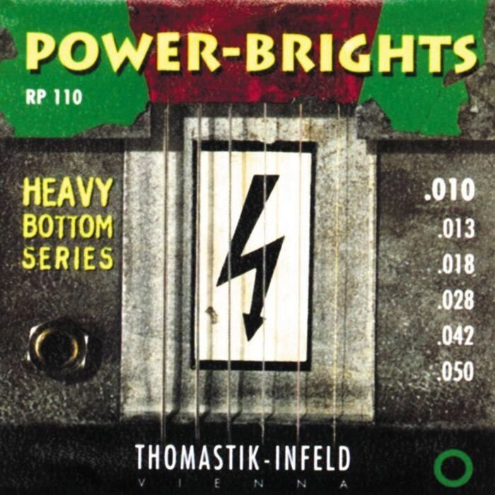 Комплект струн для электрогитары Thomastik RP110 Power-Brights Heavy Bottom 10-50 от компании Интернет-гипермаркет «MALL24» - фото 1