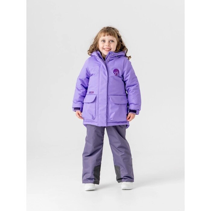 Комплект зиминий для девочки "Элли", рост 104 см, цвет сиреневый от компании Интернет-гипермаркет «MALL24» - фото 1
