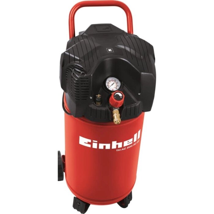 Компрессор Einhell TC-AC 200/30 OF, безмасляный, 8 бар, 30 л, вертикальный бак от компании Интернет-гипермаркет «MALL24» - фото 1