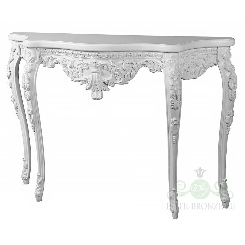 Консольный стол "Версаль" 1140 х 812 х 345цвет "White snow" от компании Интернет-гипермаркет «MALL24» - фото 1