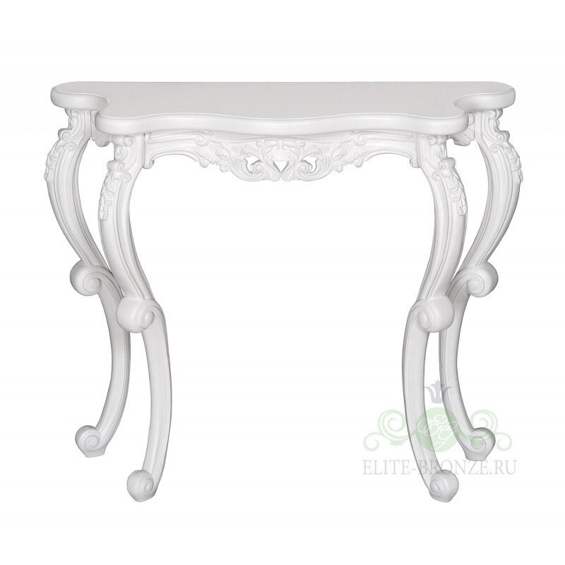 Консольный стол "Версаль 2" 910 х 805 х 320цвет "White snow" от компании Интернет-гипермаркет «MALL24» - фото 1