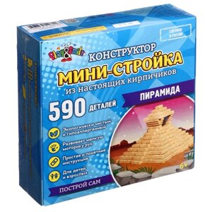 Конструктор из кирпичиков "Мини-стройка. Пирамида", 590 дет. 00009