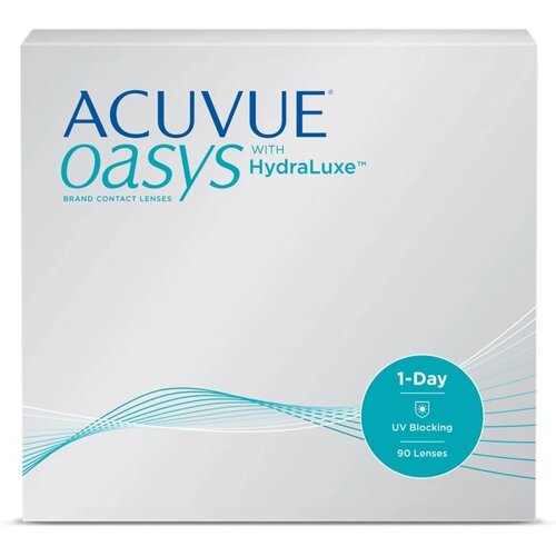 Контактные линзы 1-Day ACUVUE Oasys with Hydraluxe,11.00/ 8.5, в наборе 90шт.
