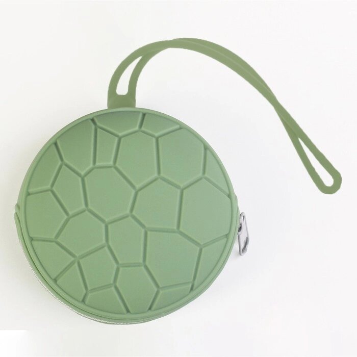Контейнер для сосок и пустышек, силиконовый, цвет зеленый от компании Интернет-гипермаркет «MALL24» - фото 1