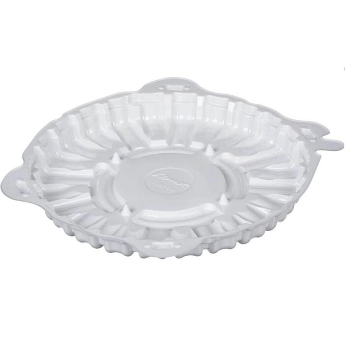 Контейнер для торта Т-207/1ДШ (М), круглый, цвет белый, размер 20,4 х 20,4 х 2 см от компании Интернет-гипермаркет «MALL24» - фото 1