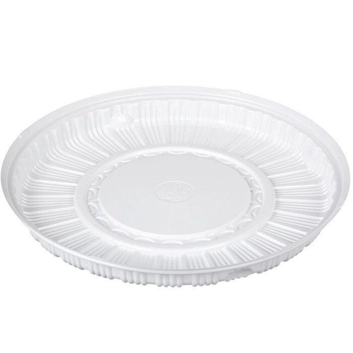 Контейнер для торта Т-305Д, круглый, d=34,5 см, белый, в наборе 90 шт от компании Интернет-гипермаркет «MALL24» - фото 1
