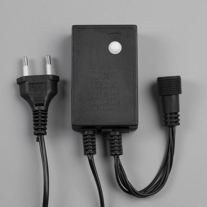 Контроллер для гирлянд УМС "Водопад", до 4000 LED, 220V, Н. Т. 5W, 8 режимов 65см от компании Интернет-гипермаркет «MALL24» - фото 1