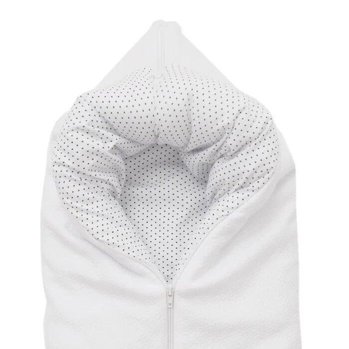 Конверт - одеяло, возраст 0 - 6 мес, цвет белый от компании Интернет-гипермаркет «MALL24» - фото 1