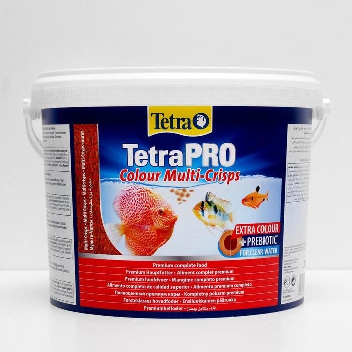 Корм TetraPro Colour для рыб, чипсы для окраса, 10 л. от компании Интернет-гипермаркет «MALL24» - фото 1