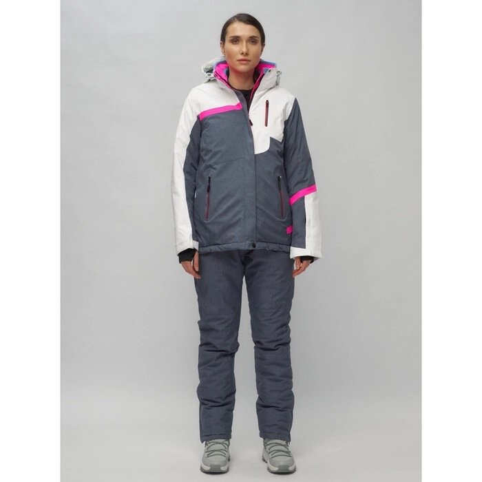 Костюм горнолыжный женский, размер 42, цвет белый от компании Интернет-гипермаркет «MALL24» - фото 1
