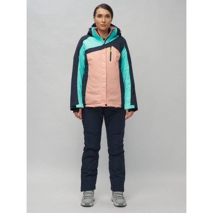 Костюм горнолыжный женский, размер 42, цвет бирюзовый от компании Интернет-гипермаркет «MALL24» - фото 1