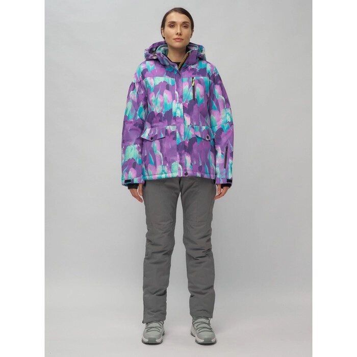 Костюм горнолыжный женский, размер 42, цвет фиолетовый от компании Интернет-гипермаркет «MALL24» - фото 1