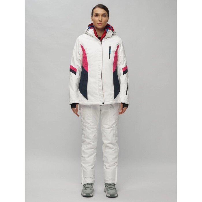 Костюм горнолыжный женский, размер 44, цвет белый от компании Интернет-гипермаркет «MALL24» - фото 1