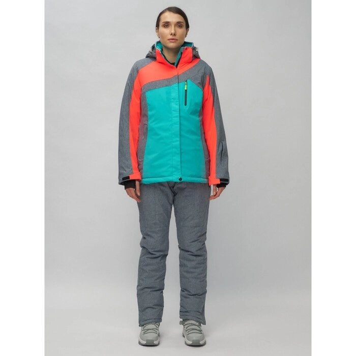 Костюм горнолыжный женский, размер 44, цвет зелёный от компании Интернет-гипермаркет «MALL24» - фото 1