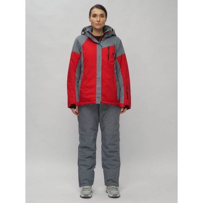 Костюм горнолыжный женский, размер 56, цвет красный от компании Интернет-гипермаркет «MALL24» - фото 1
