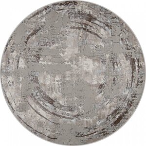 Ковёр круглый Amatis 50122X, размер 150x150 см, цвет l. grey / l. beige