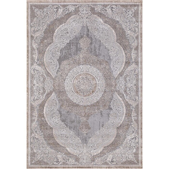 Ковёр прямоугольный Armina 03880C, размер 80x150 см, цвет grey/brown от компании Интернет-гипермаркет «MALL24» - фото 1