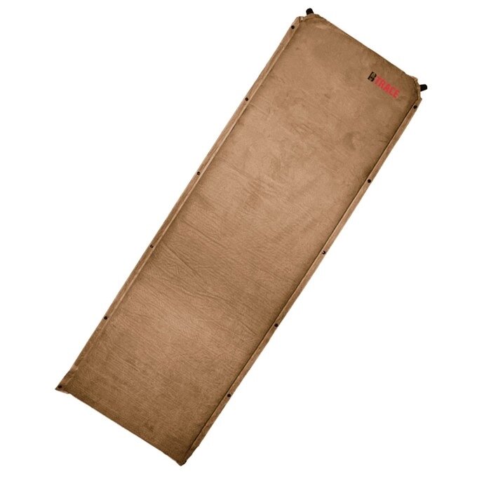 Ковер самонадувающийся BTrace Warm Pad Double, 188х130х5 см, коричневый от компании Интернет-гипермаркет «MALL24» - фото 1