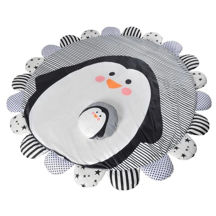 Коврик детский "Пингвин", 170х170 см, складной, цвет серый от компании Интернет-гипермаркет «MALL24» - фото 1