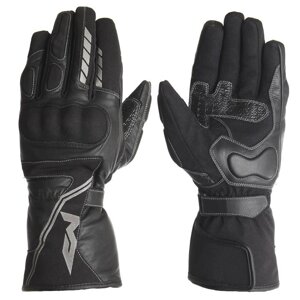 Кожаные перчатки VOYAGER2 чёрный, M