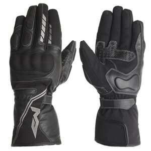 Кожаные перчатки VOYAGER2 чёрный, S
