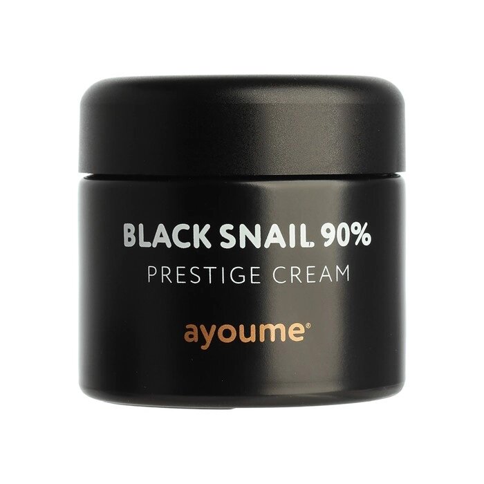 Крем для лица Ayoume Black Snail 90% Prestige Cream, с муцином чёрной улитки, 70 мл от компании Интернет-гипермаркет «MALL24» - фото 1