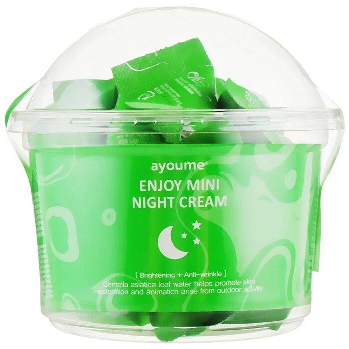 Крем для лица Ayoume Enjoy Mini Night Cream, ночной, 3 г, 200 шт от компании Интернет-гипермаркет «MALL24» - фото 1