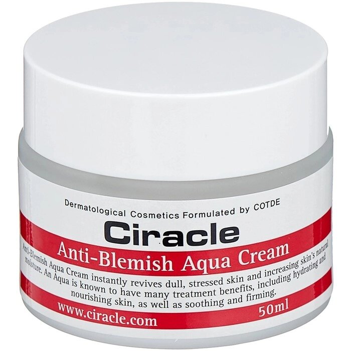 Крем для лица Ciracle Anti Blemish Aqua Cream, увлажняющий, для проблемной кожи, 50 мл от компании Интернет-гипермаркет «MALL24» - фото 1