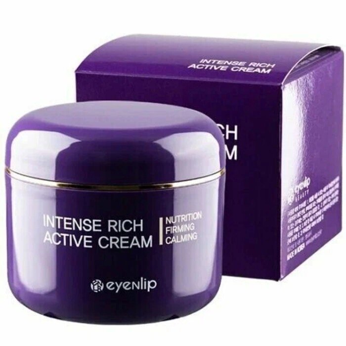 Крем для лица Eyenlip Intense Rich Active Cream, укрепляющий, с экстрактом ферментированных соевых бобов, 100 мл от компании Интернет-гипермаркет «MALL24» - фото 1