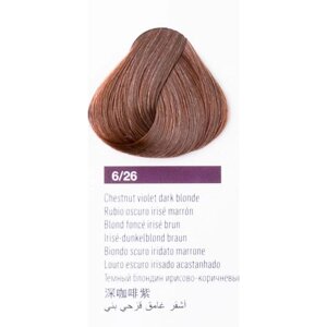 Крем-краска Lakme Chroma, тон 6/26 Тёмный блондин фиолетово-коричневый, 60 мл