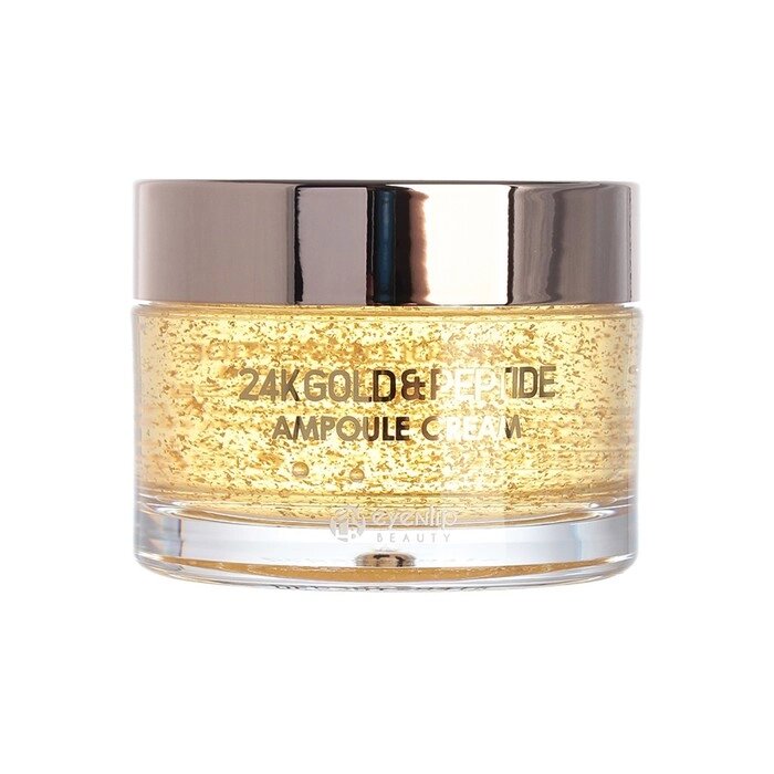 Крем с пептидами и золотом 24K GOLD & PEPTIDE AMPOULE CREAM, 50 гр от компании Интернет-гипермаркет «MALL24» - фото 1