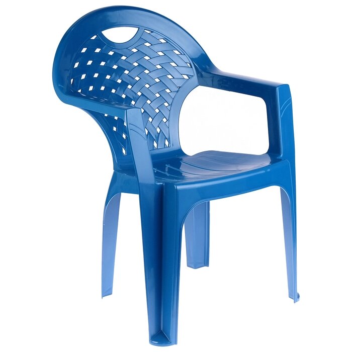 Кресло, 58,5 х 54 х 80 см, цвет синий от компании Интернет-гипермаркет «MALL24» - фото 1
