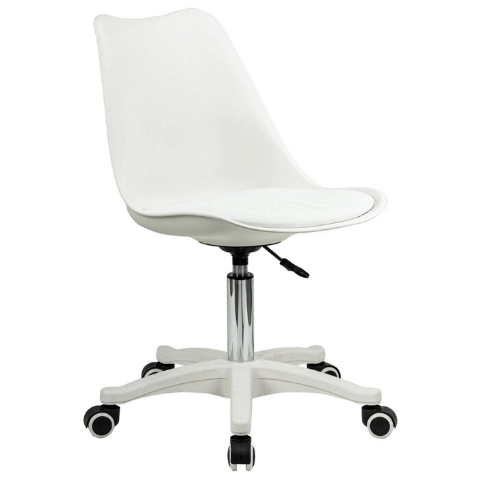 Кресло для оператора BRABIX Eames MG-310 PL, пластик белый, экокожа белая от компании Интернет-гипермаркет «MALL24» - фото 1