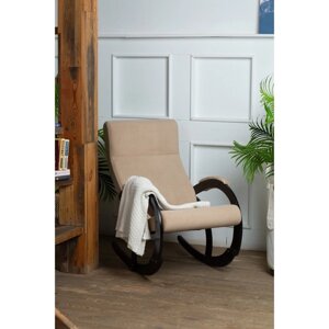Кресло-качалка "Корсика", ткань микровелюр, цвет beige