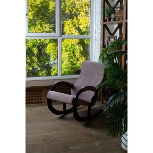 Кресло-качалка "Корсика", ткань микровелюр, цвет jawa