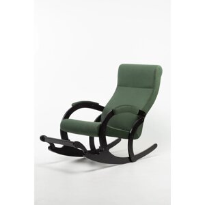 Кресло-качалка "Марсель", ткань микровелюр, цвет green