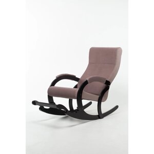 Кресло-качалка "Марсель", ткань микровелюр, цвет jawa