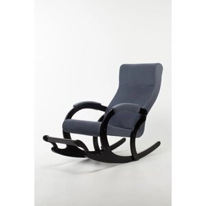 Кресло-качалка "Марсель", ткань микровелюр, цвет navy