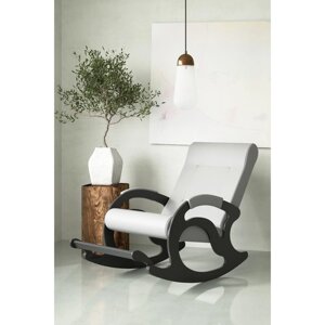 Кресло-качалка "Тироль", 1320 640 900 мм, экокожа, цвет крем